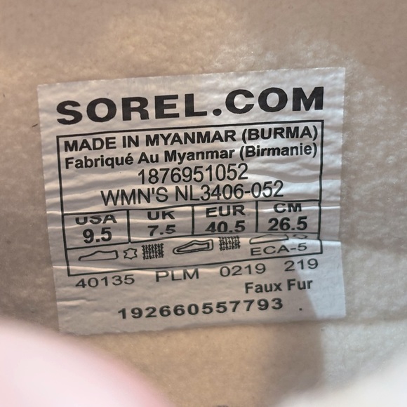 Sorel Waterproof Suede Winter Lace Up‎ Boots Out ‘N About Plus Conquest - Picture 9 of 11